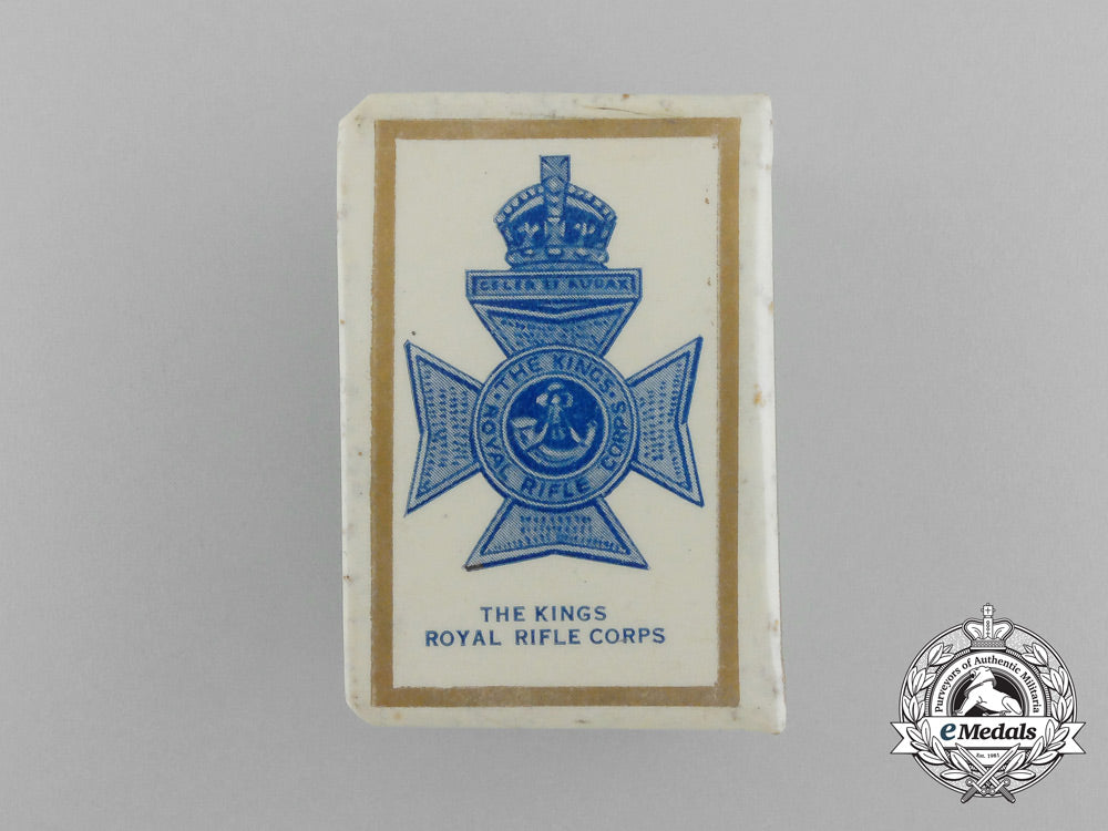 a_first_war_king's_royal_rifle_corps_matchbox_cover_e_5250