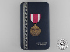 An American Meritorious Service Medal With Case