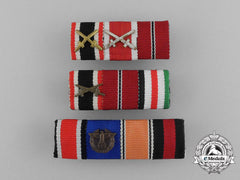 Germany, Third Reich. A Lot Of Three Medal Ribbon Bars