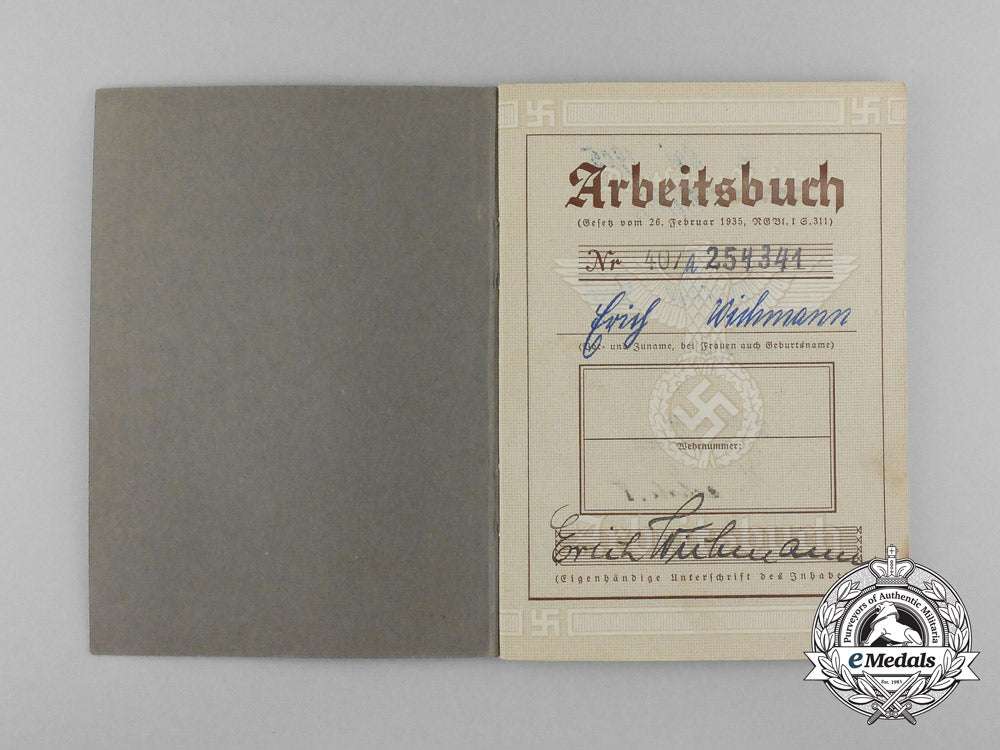 a_labour_book_to_aircraft_manufacturer_employee_erich_wichmann_e_5610