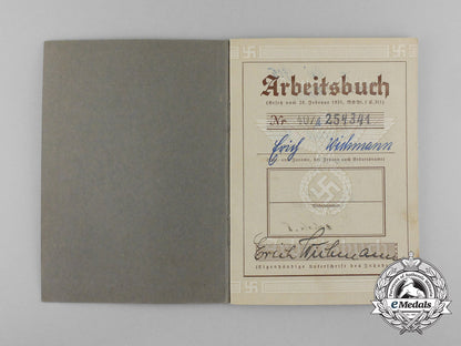 a_labour_book_to_aircraft_manufacturer_employee_erich_wichmann_e_5610