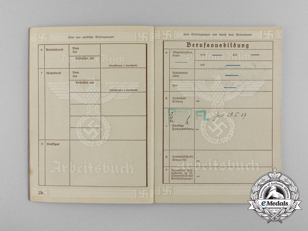 a_labour_book_to_aircraft_manufacturer_employee_erich_wichmann_e_5612