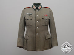 A Heer Artillery (Flak) Lieutenant (Leutnant) Officer's Tunic