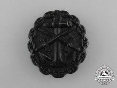 A First War German Naval Wound Badge; Black Grade