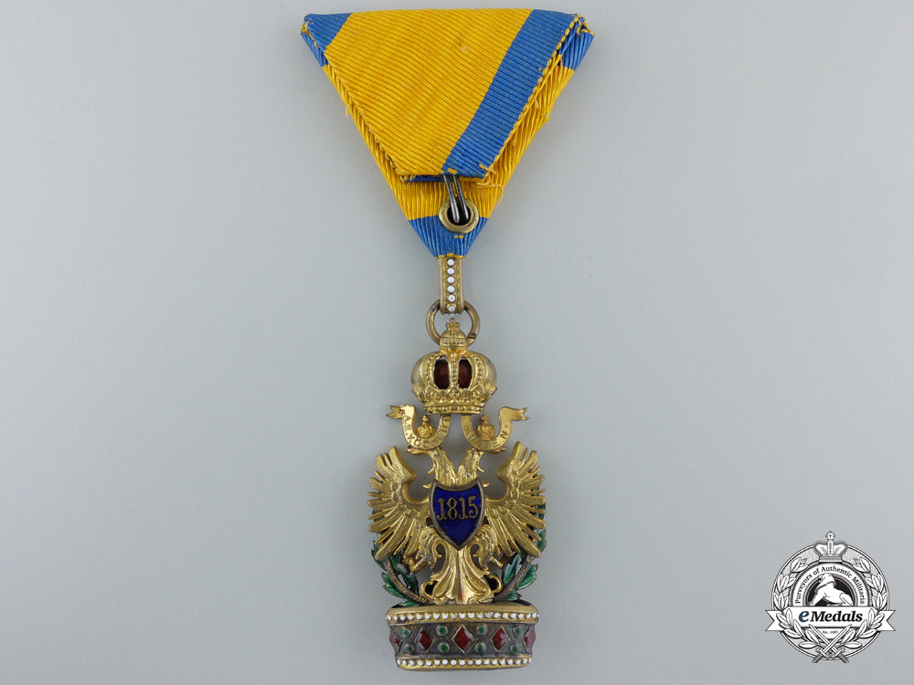 an_austrian_order_of_the_iron_crown;_third_class_with_war_decoration_by_a.e.kochert_e_583