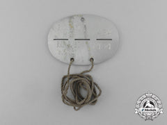 A Second War German Id Tag To Schwerin Rad Gruppe