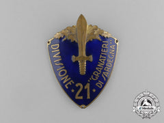 An Italian 21St Infantry Division "Grenadiers Of Sardinia Sleeve Shield
