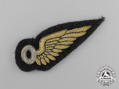 A Royal Canadian Air Force Observer Dress Brevet Sleeve Wing