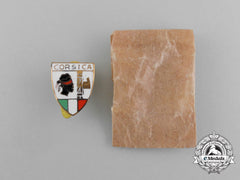 Italy, Corsica. A Fascist Party Badge With Packet Of Issue