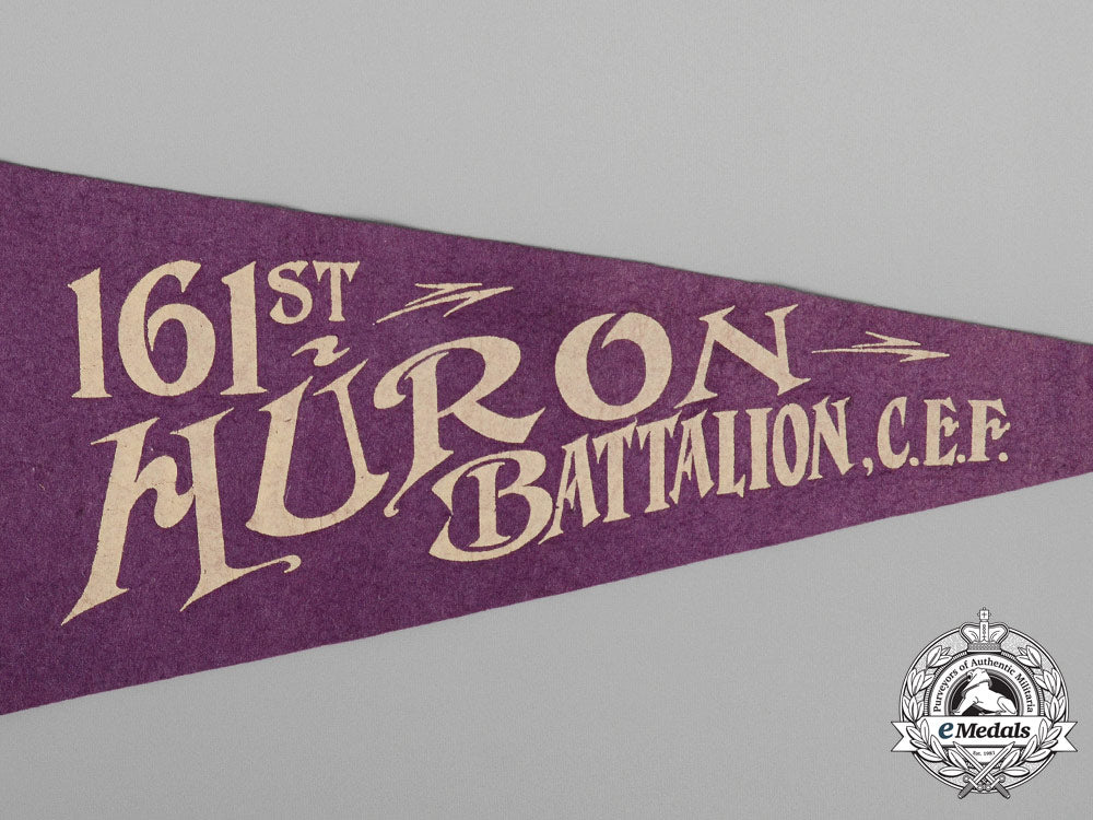 a_first_war161_st_infantry_battalion_pennant_attributed_to_captain_thomas_roy_rundle_e_6072