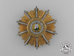 A Romanian Order Of The 23Rd Of August With Diamonds
