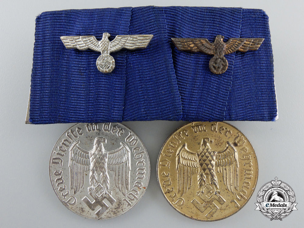 two_wehrmacht_army_long_service_awards_e_609