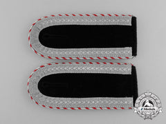 A Scarce Pair Of Ss-Sonderfuhrer/Fachführer - Unterscharführer Stellengruppe "G" Shoulder Straps