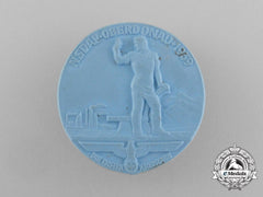 A 1939 Nsdap Oberdonau Region Council Day Badge