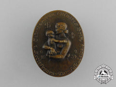 A 1934 7Th Women’s District Gymnastics Festival “Healthy Women - Healthy Volk” Badge