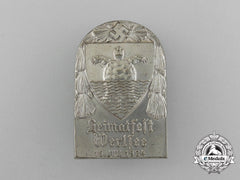 A 1934 Werlsee “Pride Of The Home” Festival Badge
