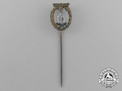 A Miniature Mine Sweeper Badge Stick Pin