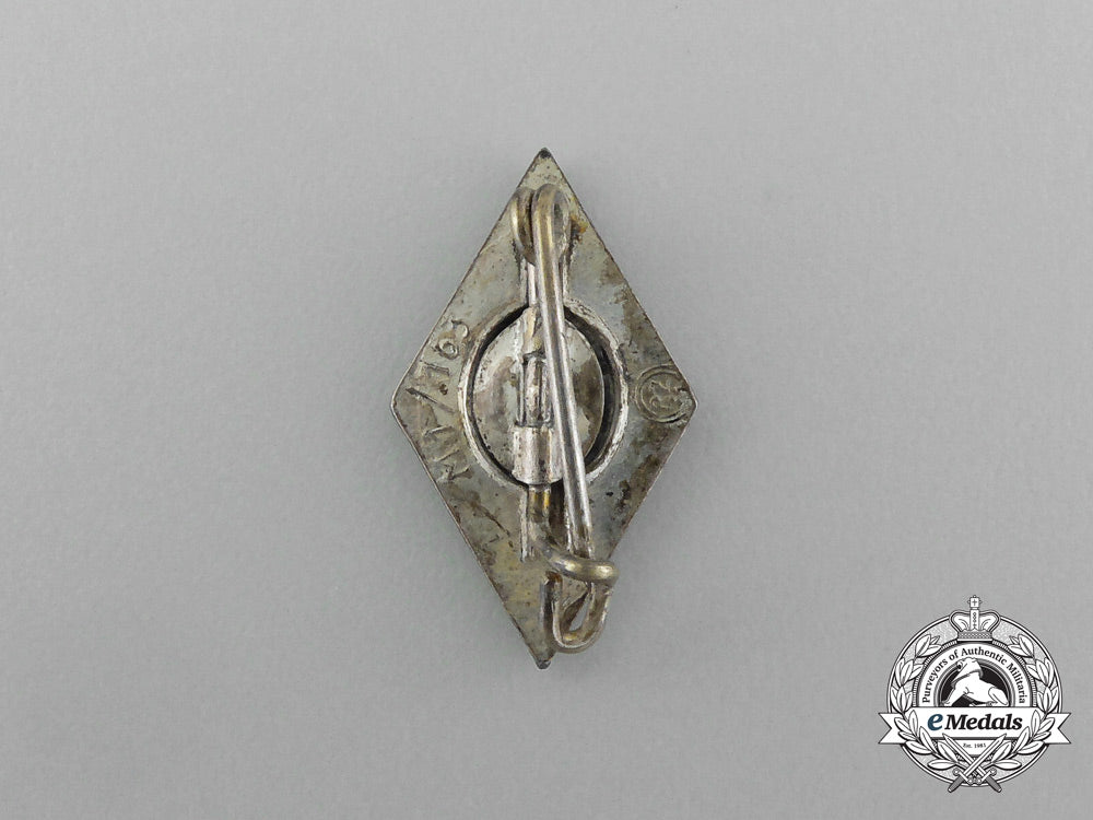 a_hj_membership_badge_by_franz_schmidt_of_gablonz_e_6265