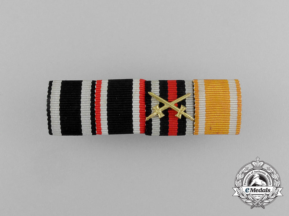 a_first_and_second_war_german_ribbon_bar_with_four_awards_e_6315