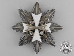An Order Of The German Eagle; Grand Cross Breast Star With Swords By Godet