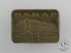 A 1929 Nsdap Mittelfranken Regional Party Day Badge
