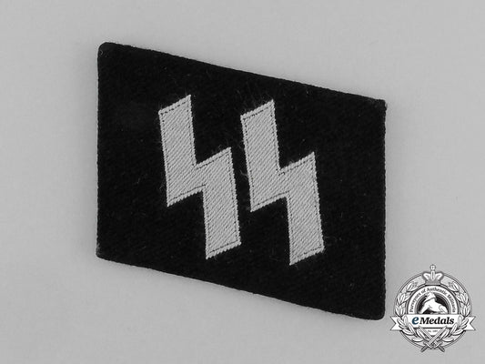 a_single_mint_waffen-_ss_em/_nco’s_bevo_runic_collar_tab_e_6386