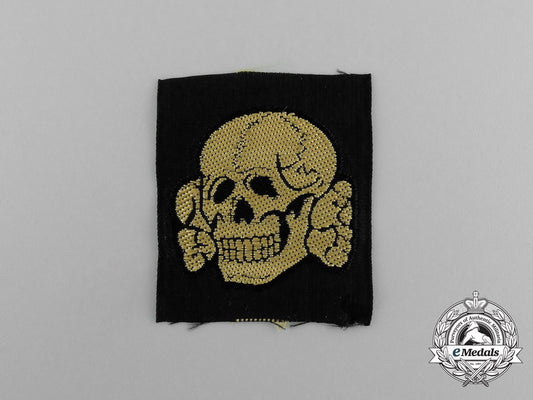 a_mint_and_unissued_scarce_waffen-_ss_em/_nco’s_tropical_cap_skull_e_6434_2