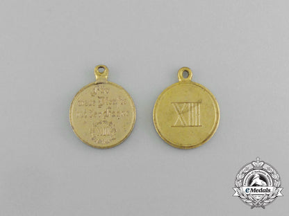 two_first_war_german_long_service_miniature_medals_e_6454