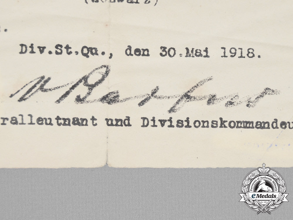 a_first_war_prussian_document_grouping_to_lieutenant_nölle_e_6586