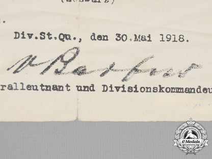 a_first_war_prussian_document_grouping_to_lieutenant_nölle_e_6586