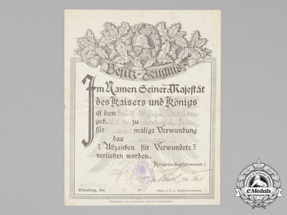 a_first_war_black_grade_wound_badge_award_document_e_6589