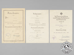 An Award Document Group To Grenadier Regiment 521