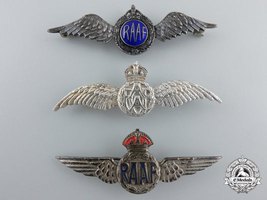 australia,_commonwealth._three_royal_australian_air_force(_raaf)_wings,_c.1945_e_665