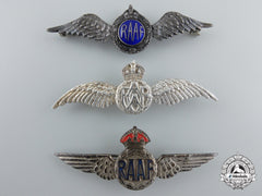 Australia, Commonwealth. Three Royal Australian Air Force (Raaf) Wings, C.1945