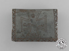 A First War German Field Made Matchbox Cover
