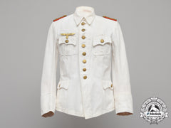 The Wehrnacht Army White Summer Tunic Of Generalmajor Hellmuth Stieff