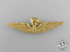 An Italian Navy (Marina Militare) Naval Observer Badge