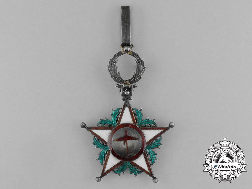 morocco,_french_protectorate._an_order_of_ouissam_alaouite,3_rd_class_commander,_by_arthus_bertrand,_c.1940_e_6843