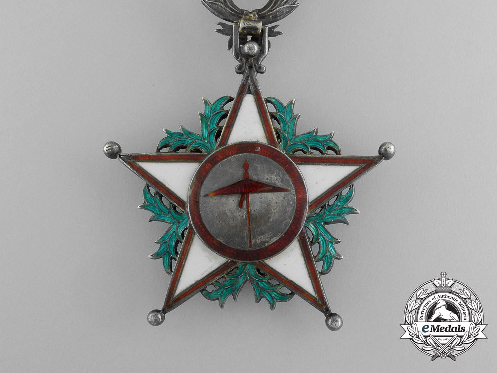 morocco,_french_protectorate._an_order_of_ouissam_alaouite,3_rd_class_commander,_by_arthus_bertrand,_c.1940_e_6844