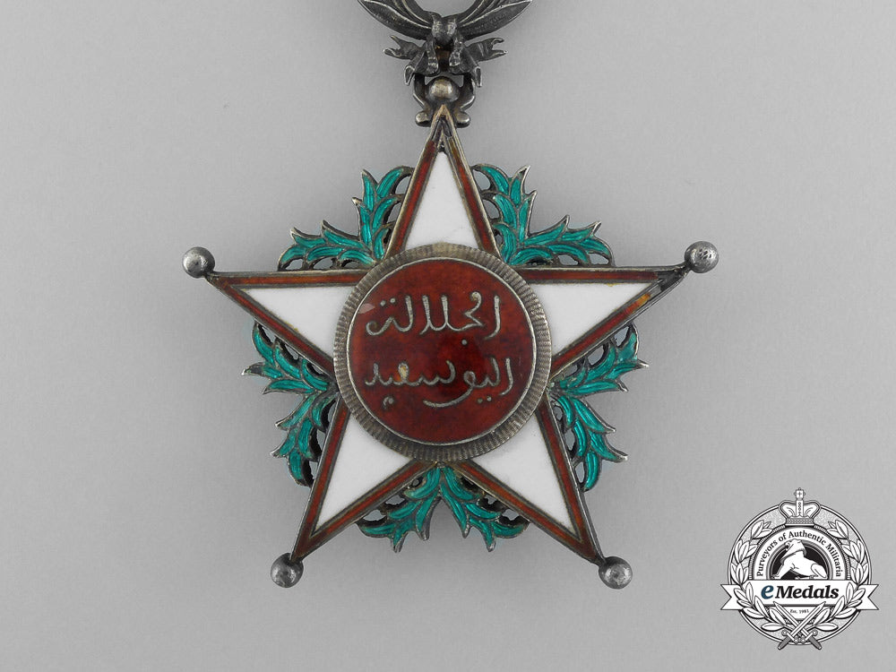morocco,_french_protectorate._an_order_of_ouissam_alaouite,3_rd_class_commander,_by_arthus_bertrand,_c.1940_e_6845