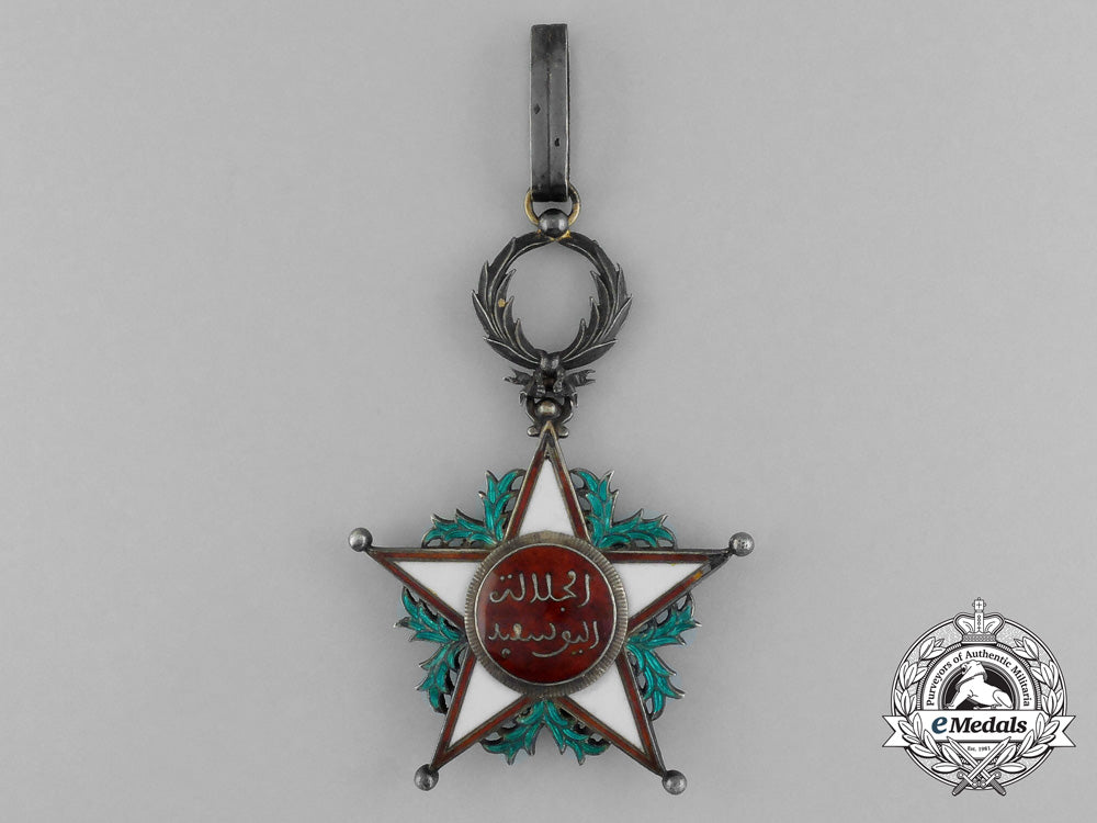 morocco,_french_protectorate._an_order_of_ouissam_alaouite,3_rd_class_commander,_by_arthus_bertrand,_c.1940_e_6846