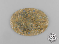 A Second War Croatian Identification Tag; Ground Found