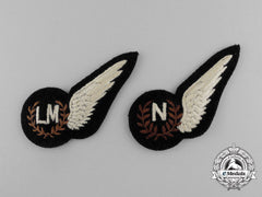 Two Second War Royal Air Force (Raf) Wings