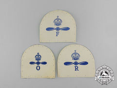 Three Royal Navy Air Mechanic Ratings Badges