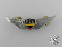 An Ecuadorian Army Air Force "Aee" Pilot Badge