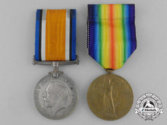 Canada, Cef. A Medal Pair To The No.1 Construction Battalion