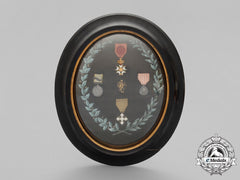 France, Republic. A Set Of Framed Crimea & Italy Campaign Awards