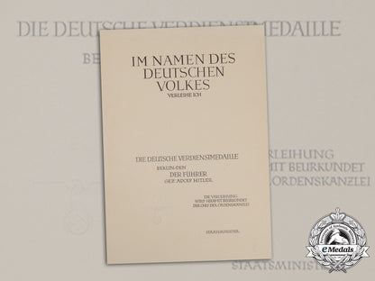 an_unissued_award_document_for_the_order_of_the_german_eagle_merit_medal_e_7272