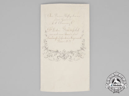a_pre_second_war_austrian_document_group_to_senior_staff_doctor1_st_class_e_7317