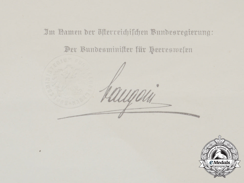 a_pre_second_war_austrian_document_group_to_senior_staff_doctor1_st_class_e_7325